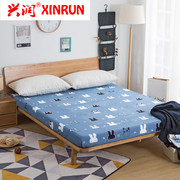 Bông giường bìa mảnh duy nhất 90x190x120x200x135x150 cm nâu mỏng pad bảo vệ bìa đàn hồi giường mùa xuân và mùa hè