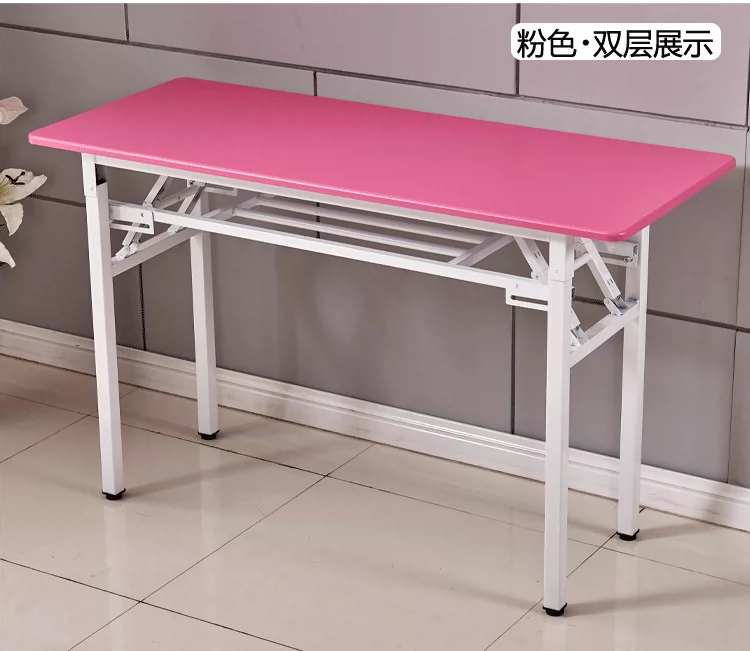 Bàn hội nghị gấp bàn đào tạo đơn giản dài sinh viên bàn hình chữ nhật bàn hoạt động bàn - Bàn