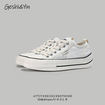 Geshiyin mesh shoes for women autumn thin 2025 new breathable low-top women's shoes versatile casual sports sneakers