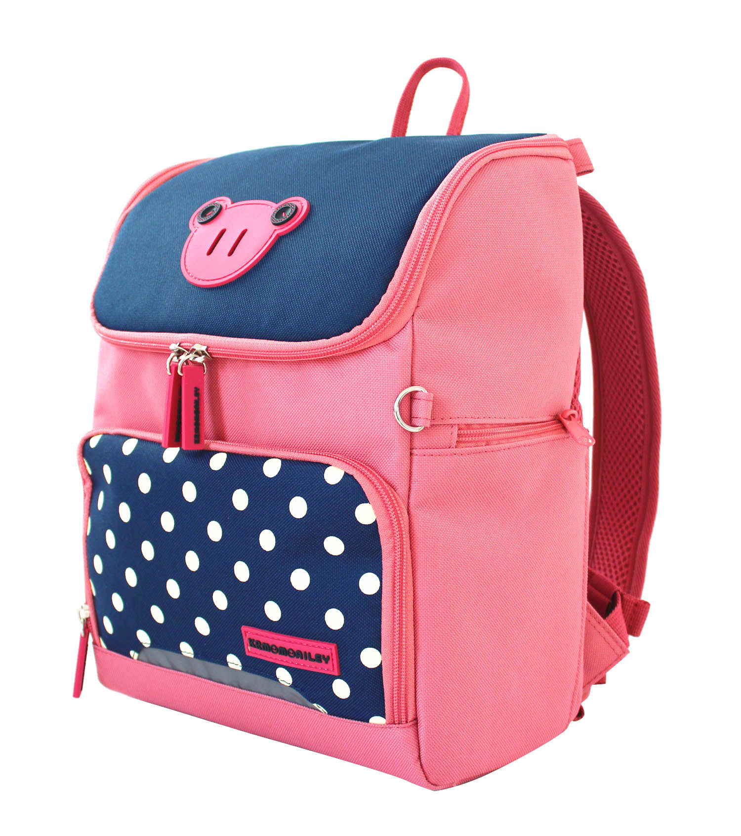 Japanese and Korean version of kindergarten preschool girl child powder pig cute school bag 3-5-6-7-year-old multi-purpose decompression