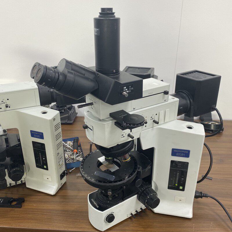 Sub-glow OLYMPUS Olympus BX51 polarized light microscope with long work Apo objective whole set of bargain price