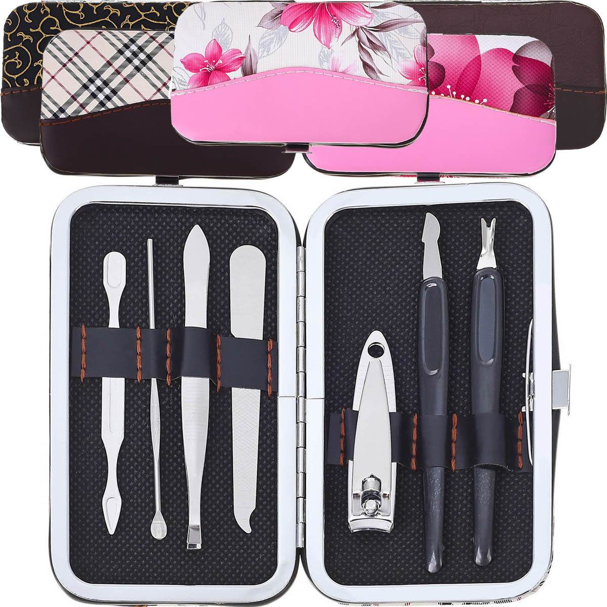 Personalized customized nail scissors set seven-piece manicure manicure tools nail clippers nail clippers household 7602