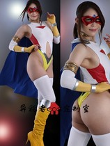 GIGA special photo sexy superwoman hero gigalady gymnastics suit stitching Zentai Cos suit