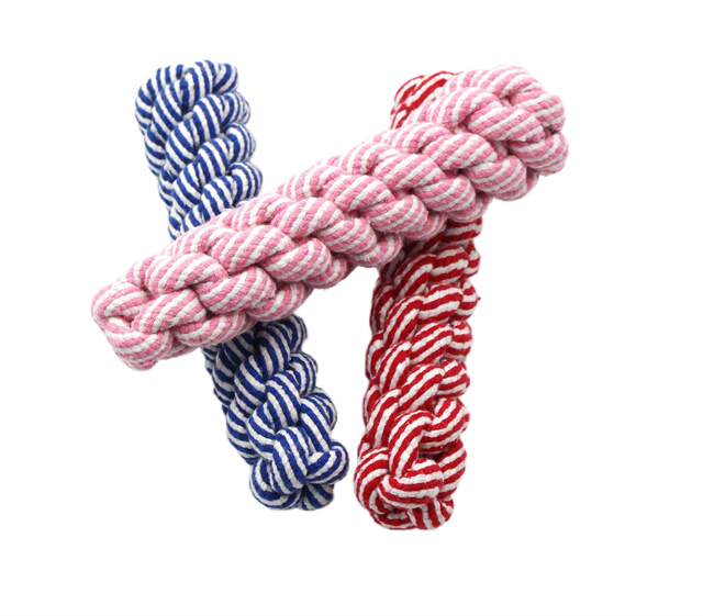 Pet Toy Cotton Rope Braided Corn Cob Dog Training Bite Resistant Tooth Cleaning Knot Toy Dog Training ອຸປະກອນສັດລ້ຽງ