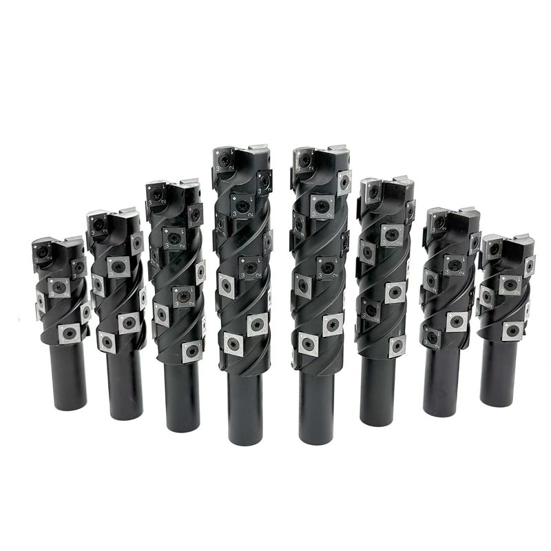 Woodworking Cnc Disposable Spiral Cutter Bottom Cleaning Cutter with Handle Engraving Spiral Milling Cutter 16/20mm Disposable Bottom Cleaning