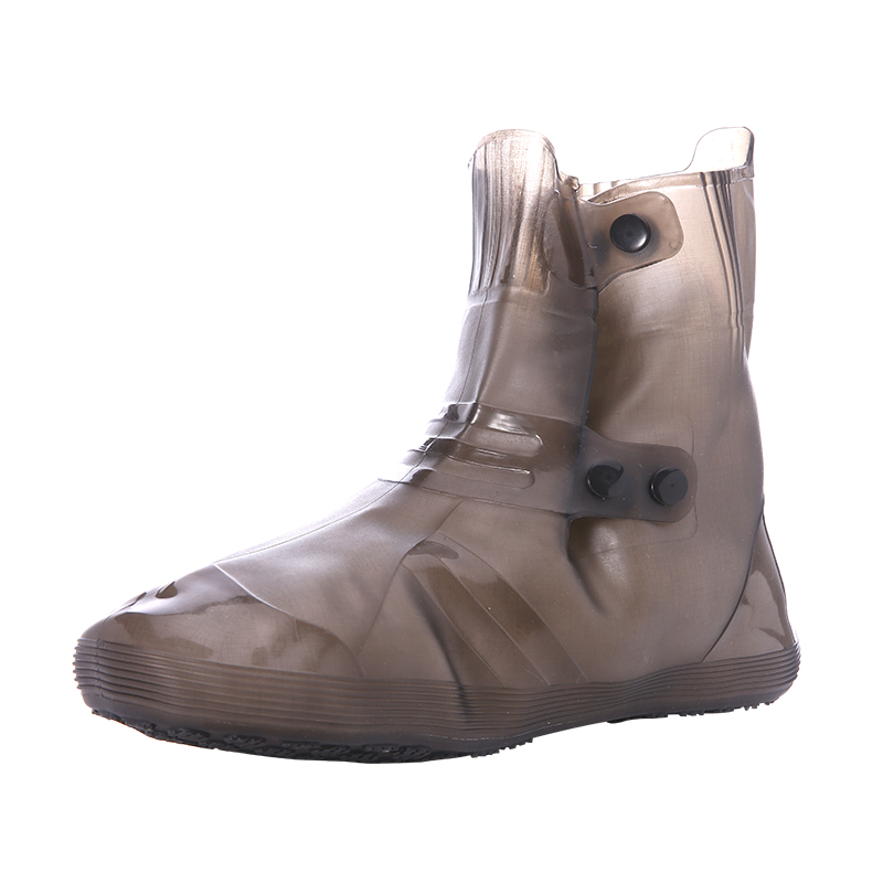 Outdoor rain waterproof shoe cover for adults male and female students rainy day cover shoes transparent thickened bottom abrasion-proof anti-slip cover