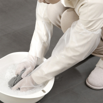 Disposable sleeves Long section for men and women working waterproof and anti-dirty kitchen dishwashing plastic transparent grown-up sleeves