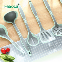 Silicone Pan Spade Non-stick Pan Special Food Grade Without Injury Pan Fried Vegetable Shovel Household Leaking Soup Spoon Kitchen Kitchenware Suit