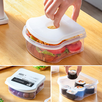 Japanese sandwich bento box Picnic fruit salad lunch box Portable home kitchen food grade sealed preservation box