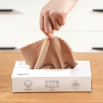Extraction-type rag dry and wet dual-use kitchen not stained with oil disposable sloth cleaning cloth with no water-absorbing dishcloth