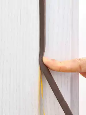 Door seam sealing strip entrance door frame windproof and sound insulation artifact window bedroom entrance anti-theft door self-adhesive strip