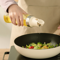 Glass oil jug Automatic opening and closing large capacity kitchen Home leakproof oil cans Not hanging oil Sesame Oil Sauce vinegar Vinegar Bottling