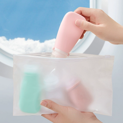 Силиконовая бутылка для путешествий, самолет, чемодан, шампунь, гель для душа, очищающее молочко, лосьон