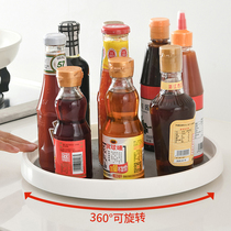 Rotatable adjustable material shelf kitchen countertop condiment containing deity shelf Multi-functional cosmetic storage box
