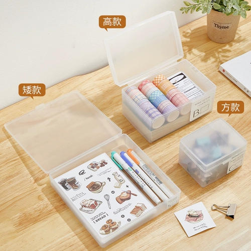 Настольная коробка для хранения, пластиковый ящик для хранения, карточки