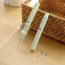 Childrens luminous ear spoons silicone gel baby digging ear tools Buttons Ear Spoons Adults Home with lamp Visual Pull Shit God