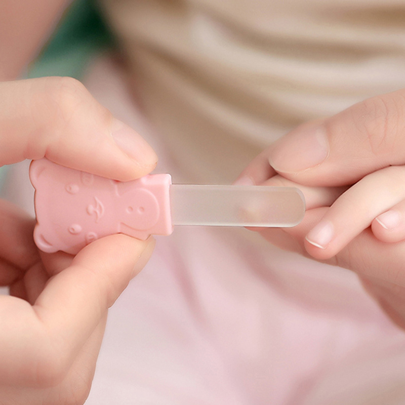 Baby-Specific Nail File, Manual Baby Nail Trimmer, Nano Glass Sanding Strip Care Tool Set