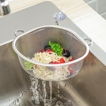 Stainless steel sink asphalt basket filter triangle garbage hung kitchen dishwasher plastic bitumbing frame