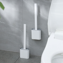 SP SAUCE Silicone Toilet Brush Home Toilet Wall Hanging No Dead Angle Wash Toilet Brush Creative Toilet Brush