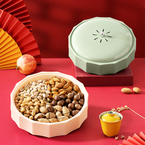 Fruit plate household tea table snacks with cucumber dish cake cake box candy box can be asphalt fruit disk