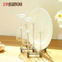 Japan Creative Drain Cup Rack Kitchen Plastic Tea Cup Containing Shelf Glass Cup Rack Creative Airing Cup Rack