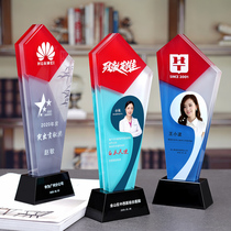 Crystal trophy custom high-grade atmosphere new medals custom creative photos retrograde Doctor Nurse souvenir