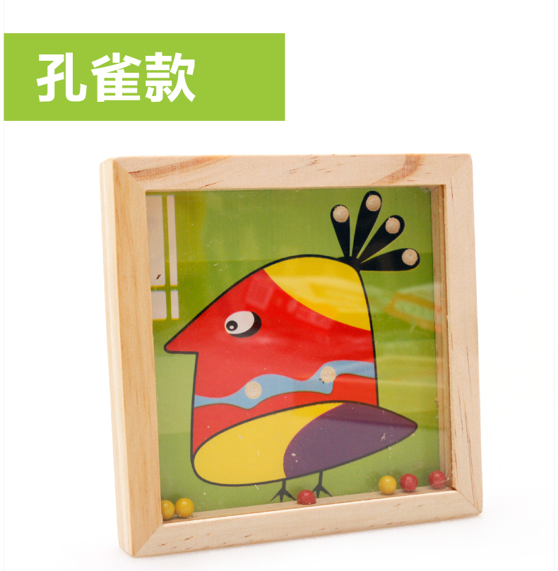 Gỗ từ sắt vẽ tay mê cung câu đố lực lượng hạt trò chơi bé gái nam đồ chơi trẻ em trên 3 tuổi bộ xếp hình lego