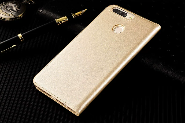 Window View Phone Case for Honor 8 Pro Case PU Leather +PC Protective Back Cover for Huawei Honor 8 Pro Case Honor V9 Cover 5.7" waterproof case for huawei