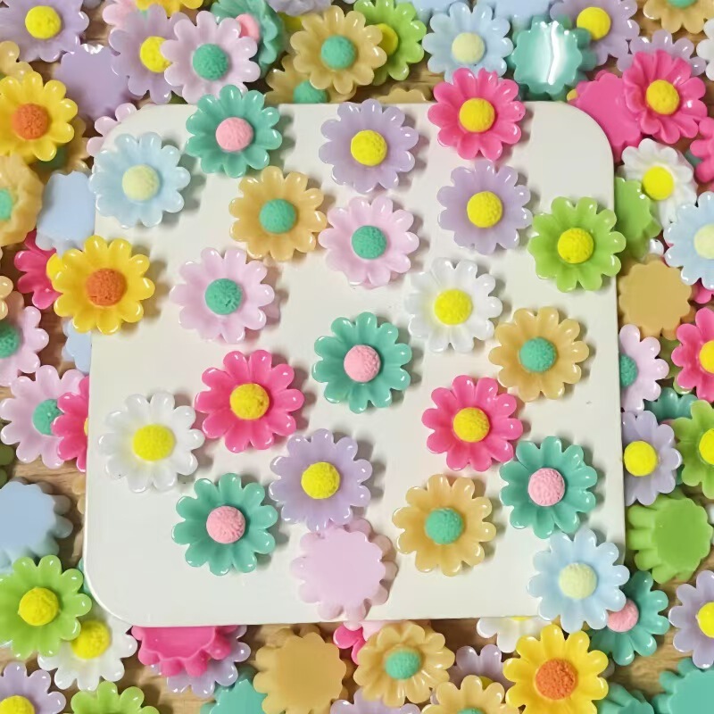 12mm Sunflower Resin Luminous Accessories Cream Glue Hairpin Phone Case Fridge Magnet Clogs DIY 12mm Sunflower Resin Luminous Accessories Cream Glue Hairpin Phone Case Fridge Magnet Clogs DIY