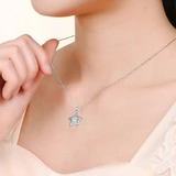 Платиновая модная подвеска, платина 950 пробы, простой и элегантный дизайн