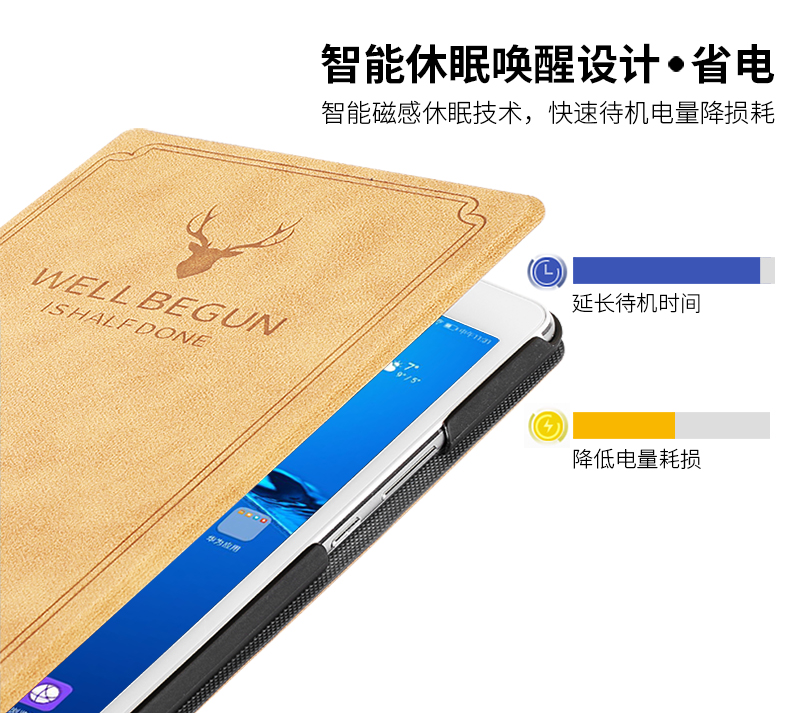 Huawei vinh quang chơi phẳng 2 vỏ bảo vệ chơi vỏ 9,6 inch AGS-W09 máy tính bảng bao da T3 áo khoác 9,6 inch AGS-L09 c3bza - Phụ kiện máy tính bảng vỏ ipad