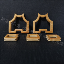 Qingyuan Hui painting eyebrow cage top mountain cup top bamboo lever top stick top 1 8 silk distance 36 painted eyebrow cage with green and old bamboo