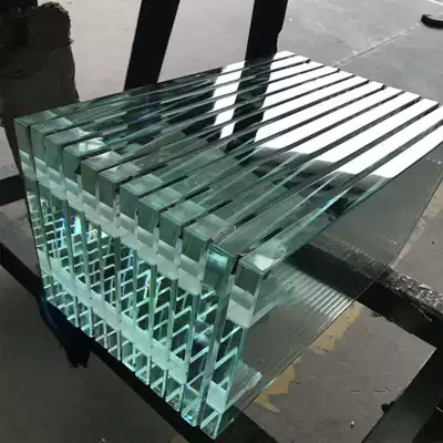 Manufacturers mass production of 15mm tempered glass ultra-white tempered glass fine grinding edge right angle high quality glass