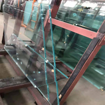 Glass factory specializing in the production of 5-15MM ultra-white tempered glass fine grinding edge special-shaped tempered to customize