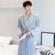 Mùa thu và mùa đông dày flannel áo choàng tắm đồ ngủ nam và nữ san hô lông cừu áo choàng cha-con yukata cặp đôi dịch vụ nhà áo ngủ đẹp