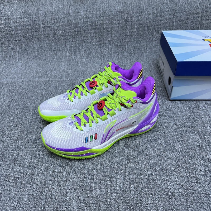 Li-Ning's New Blade 6 Men's Buzz Lightyear Full-Length Cushioning Technology Stable Support Practical Basketball Shoes Abav063