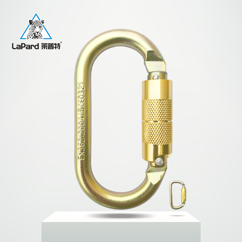 O type wire buckle automatic main lock climbing rock climbing buckle high altitude climbing D type safety buckle latch hook outdoor climbing