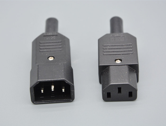 10A solder-free character plug male to plug three-core wire connector electric cooker electric car charging joint