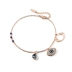 Mắt quỷ mắt vòng chân nữ Chuỗi chân đỏ Thời trang đơn giản của phụ nữ Joker Sexy Titanium Steel Foot Chain Design - Vòng chân Vòng chân