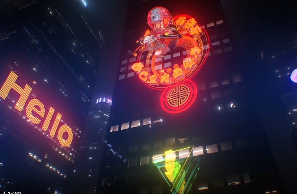 【A198】4K视频素材-251个未来科技赛博朋克发光图形元素特效合成动画 (有透明通道) Cybercity Pack