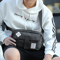 Cross-body bag mens tide brand multifunctional casual mens chest bag sports shoulder bag small backpack canvas belt bag dead fly bag