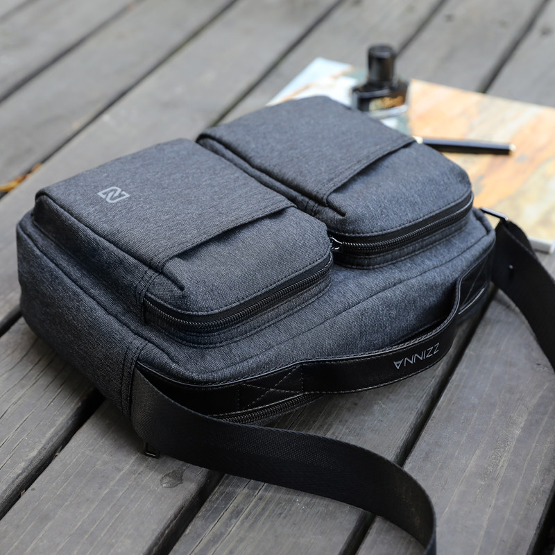 Shoulder bag men's 2022 new trend casual cross-body bag men's bag canvas portable messenger bag sports backpack