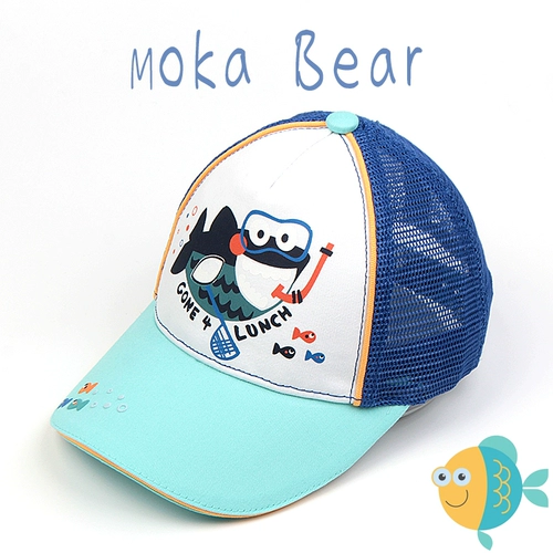 Детская летняя шапка, дышащая бейсболка подходит для мужчин и женщин, мультяшная солнцезащитная шляпа, детская шапочка на солнечной энергии, защита от солнца