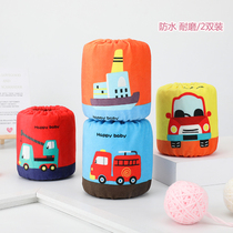 Mijia Xiong autumn and winter baby sleeves waterproof baby children cute sleeves children flannel sleeve boys and girls