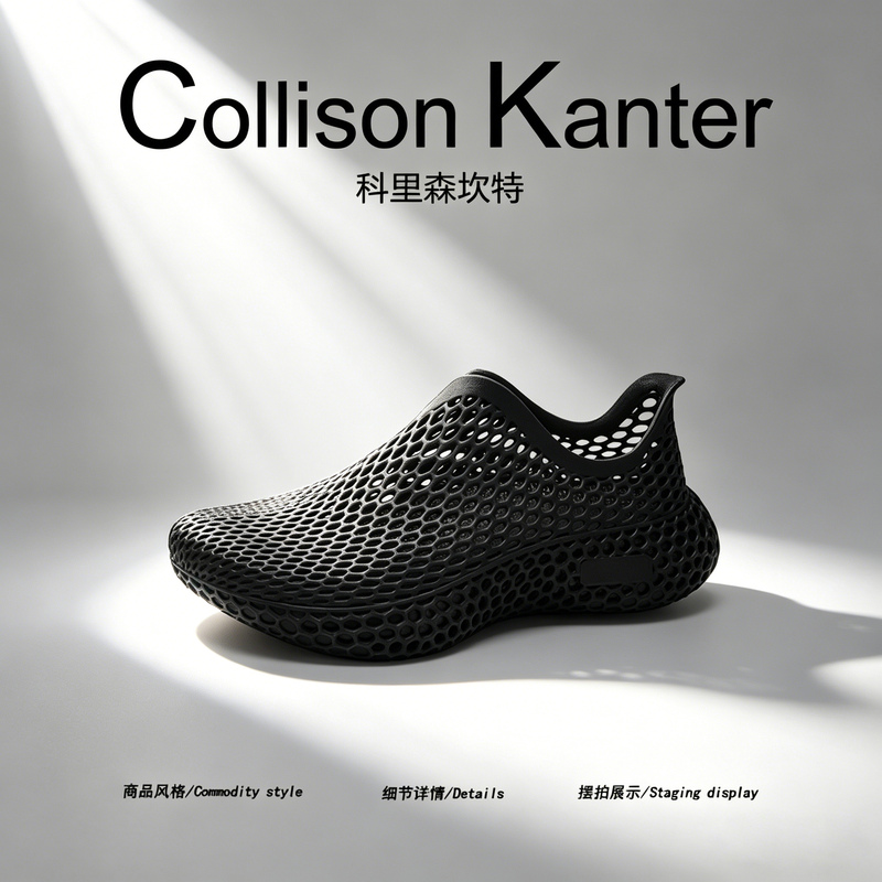 【Trendy and Cool】Collisonkanter2026 Summer Beach Sandals for Men 3D Printed Water Shoes