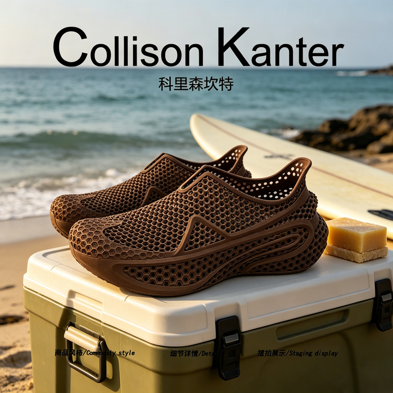 【Outdoor Relaxation】Collisonkanter2026 Summer 3D Printed Shoes Men's Full-Coverage Hole Sandals for River Tracing 【Outdoor Relaxation】Collisonkanter2026 Summer 3D Printed Shoes Men's Full-Coverage Hole Sandals for River Tracing