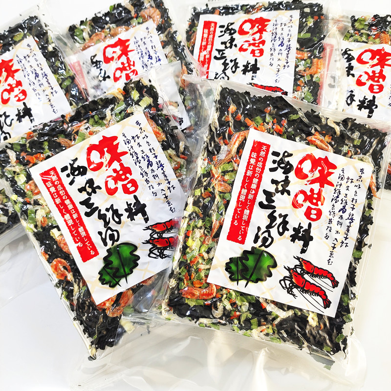 Dalian seafood seafood Sanxin soup package 60g bag instant soup Instant wakame miso soup raw materials no washing