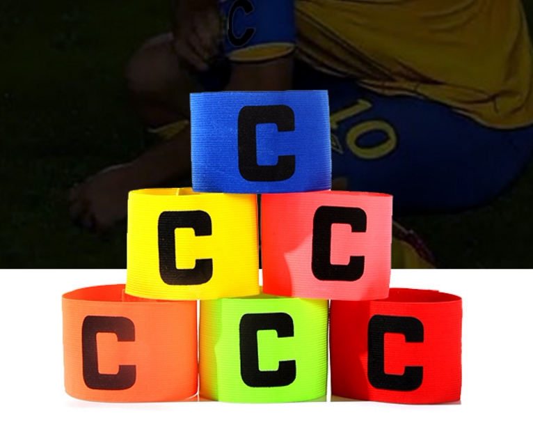 Football Captain armband sleeve tightening ring reinforced winding C beacon Captain Detachment sign