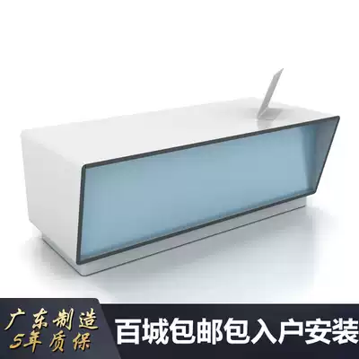 Service table, reception table, consultation table, office front table, guide table, Hall, podium, business, desk