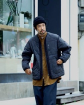 Three soil in Japan 21AW TNF purple Field Down Cardigan Down Cardigan liner jacket